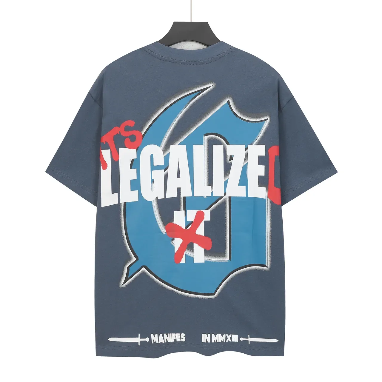 Godspeed Legalize ग्राफिक प्रिंट ओवरसाइज़्ड टी-शर्ट 8