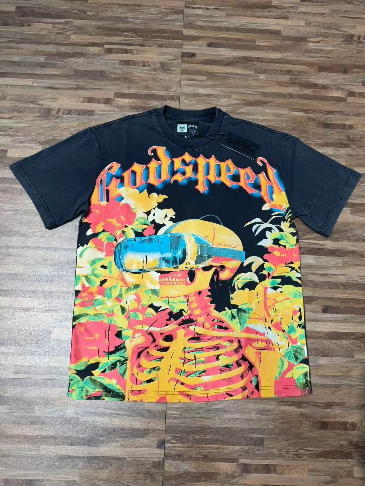 Godspeed Out of My One Graphic Print Oversized T-Shirt 2