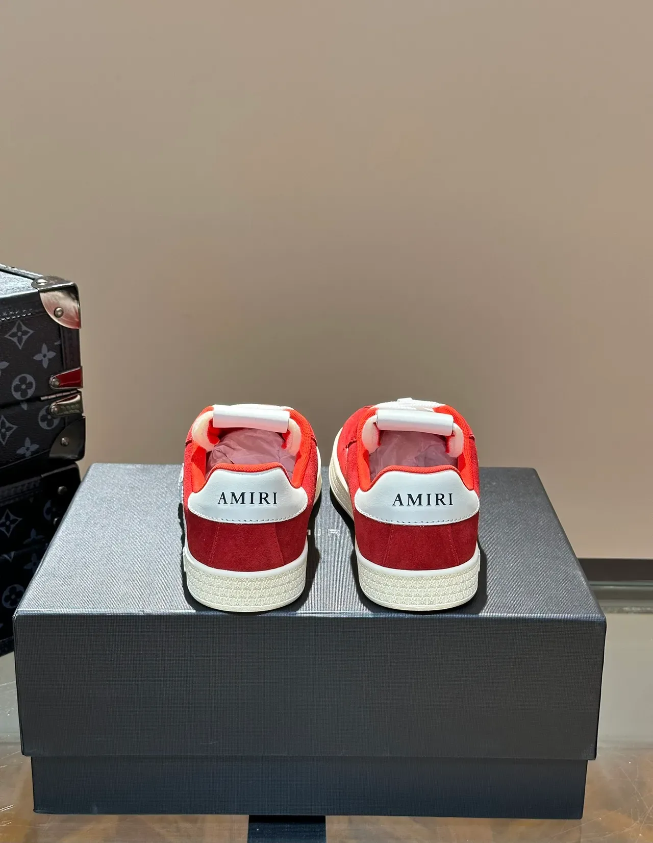 Golden Goose Super-Star Red Suede Star Appliqué Lifestyle Sneakers 4