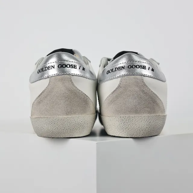 Golden Goose Superstar Sneakers Lifestyle Étoile Distressed Blanche Scintillante 8