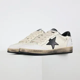 Golden Goose Superstar Off-White Distressed Leather Lifestyle Sneakers