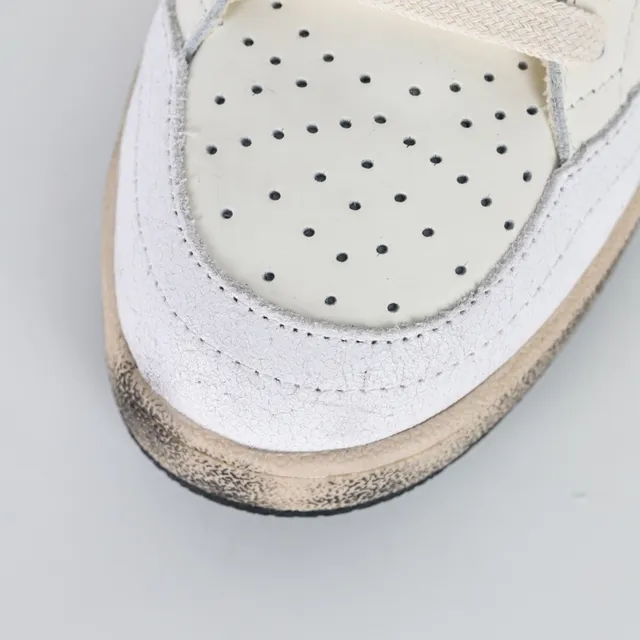 Golden Goose Superstar Off-White cuir usé sneakers lifestyle 5