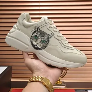 Gucci Ace Cat Embroidered Off-White Lifestyle Sneaker