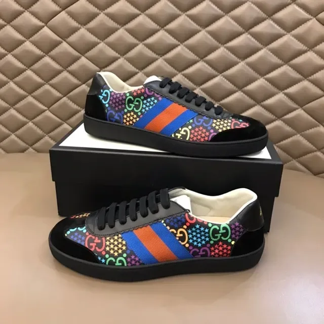 Gucci Ace Multicolor GG Monogram Lifestyle Sneakers 5