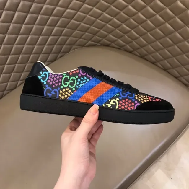 Gucci Ace Multicolor GG Monogram Lifestyle Sneakers 9