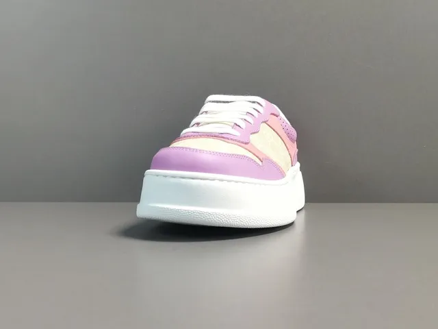 Gucci Ace Platform Lavender Pink Beige GG Monogram Lifestyle Sneakers 18