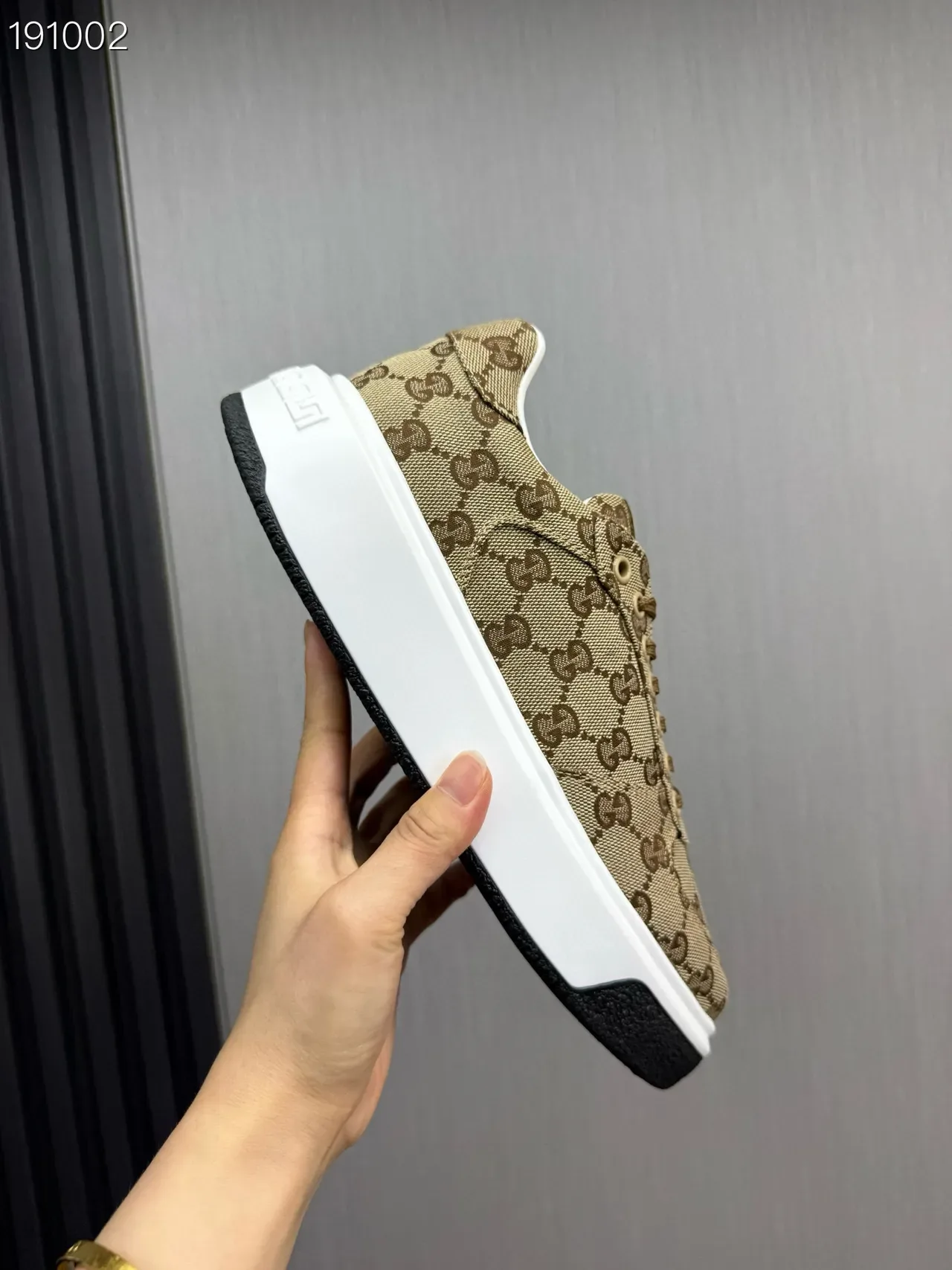 Gucci Beige Brown GG Supreme Monogram Canvas Chunky Platform Sole Lifestyle Sneakers 4