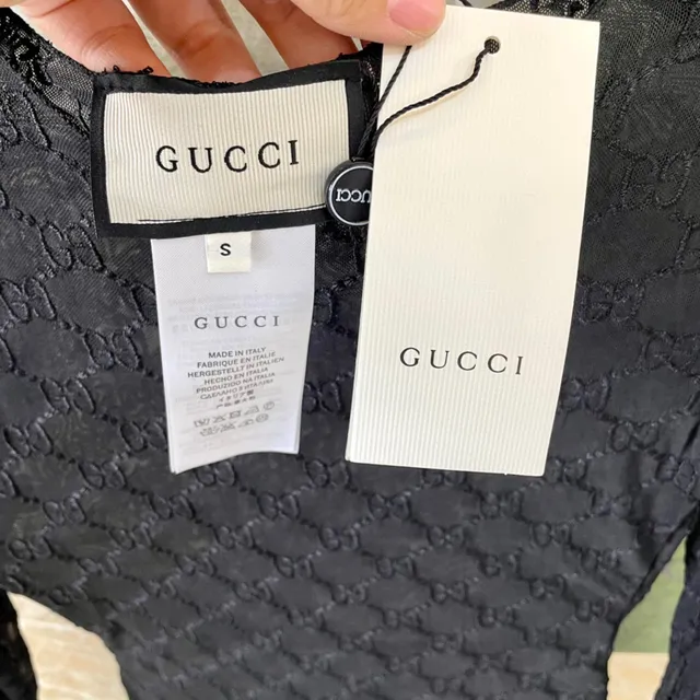Gucci Black Leather High-Waisted Skirt 4