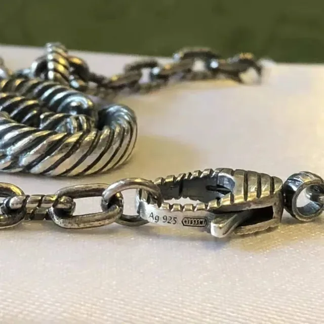 Gucci Dionysus Twisted Rope Interlocking G Pendant Necklace 4