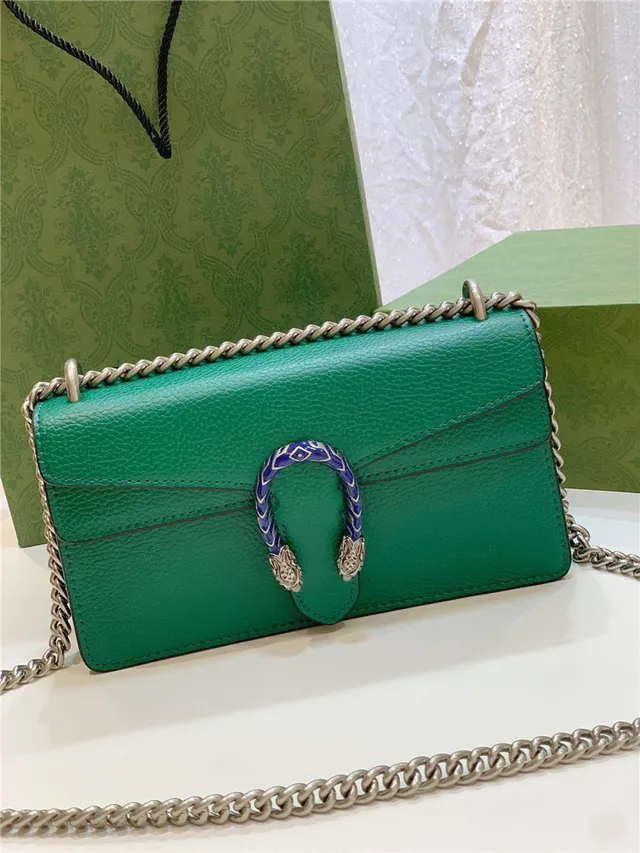 Gucci Dionysus White Pebbled Leather Blue Enamel Horsebit Chain Bag 19