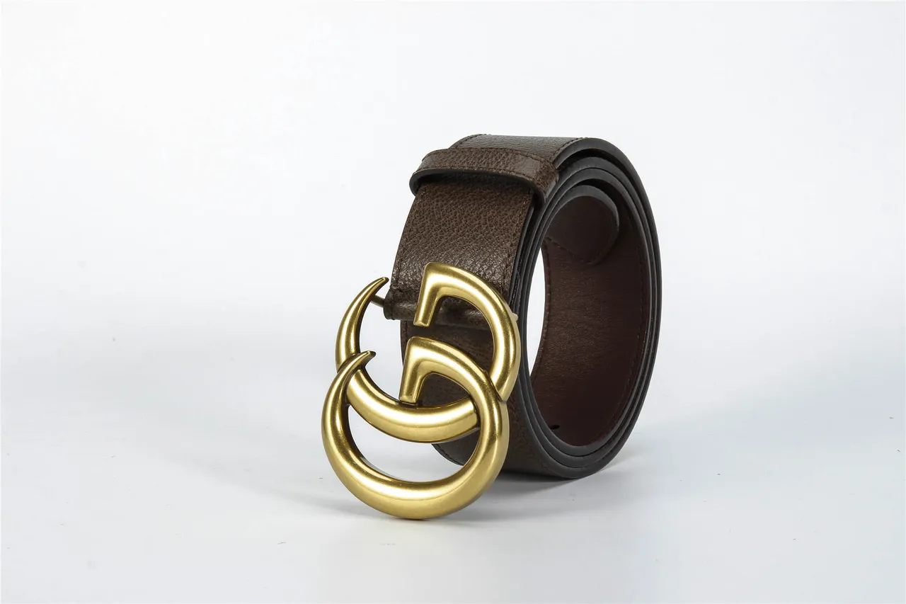 Ceinture Gucci GG Marmont cuir marron grainé 7