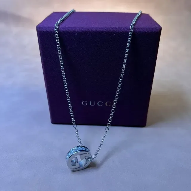 Gucci GG Marmont Gold-Tone Crystal and Pearl Bracelet 6