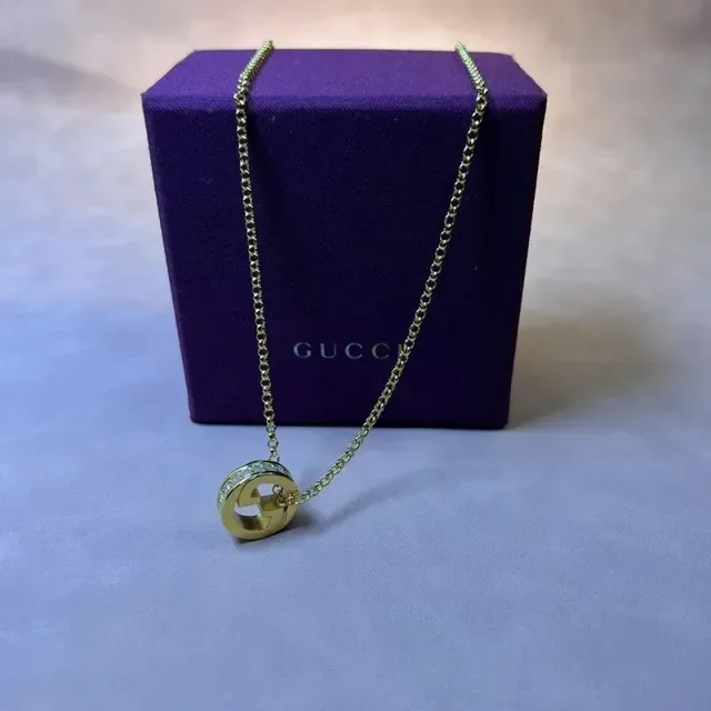 Gucci GG Marmont Gold-Tone Crystal and Pearl Bracelet 7