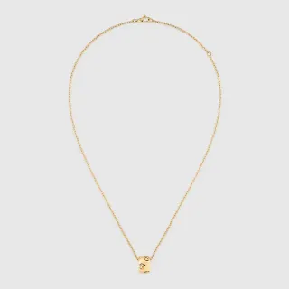 Gucci GG Marmont doré Interlocking G pendentif collier
