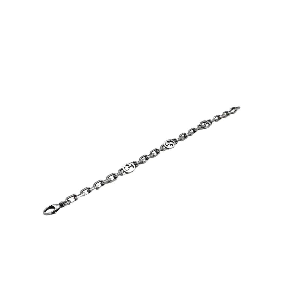 Gucci GG Marmont Interlocking G Logo Chain Bracelet 9
