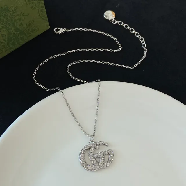 Gucci GG Marmont Interlocking G Pendant Necklace 5