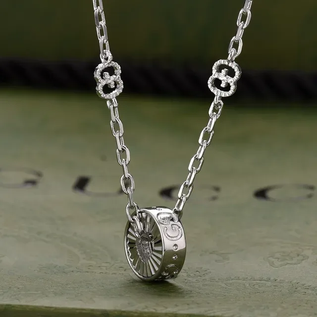 Gucci GG Marmont Interlocking G Pendant Necklace 3