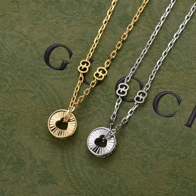 Gucci GG Marmont Interlocking G Pendant Necklace 5