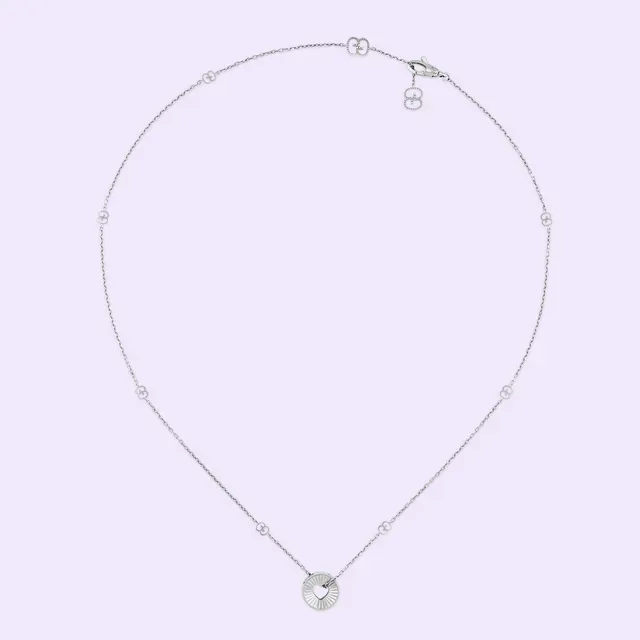 Gucci GG Marmont Interlocking G Pendant Necklace 7