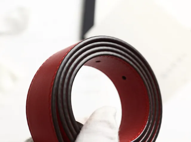 Gucci GG Marmont Rouge Or Interlocking G Boucle Cuir Lisse Ceinture 7