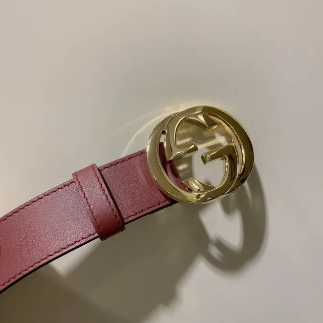 Gucci GG Marmont Red Leather Belt 6