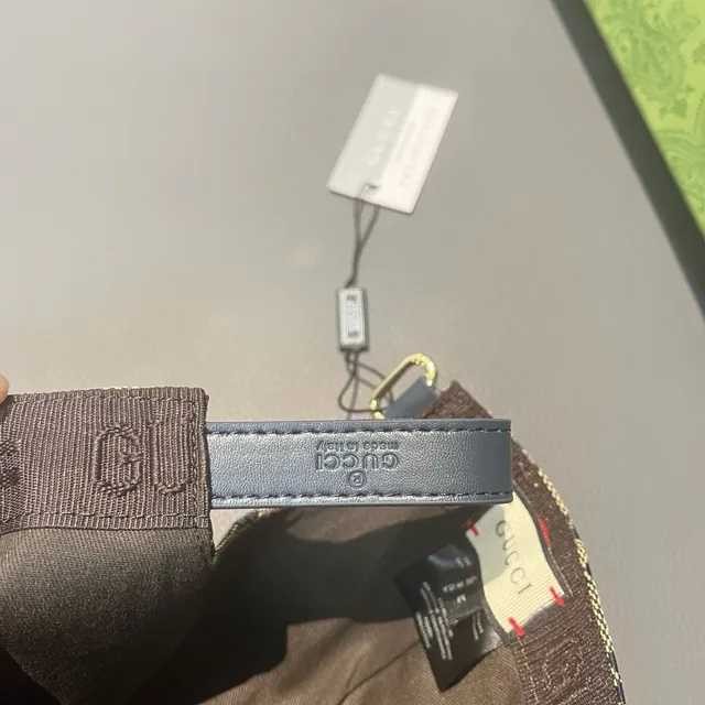 Gucci GG Supreme Monogram Web Stripe Baseball Cap 8