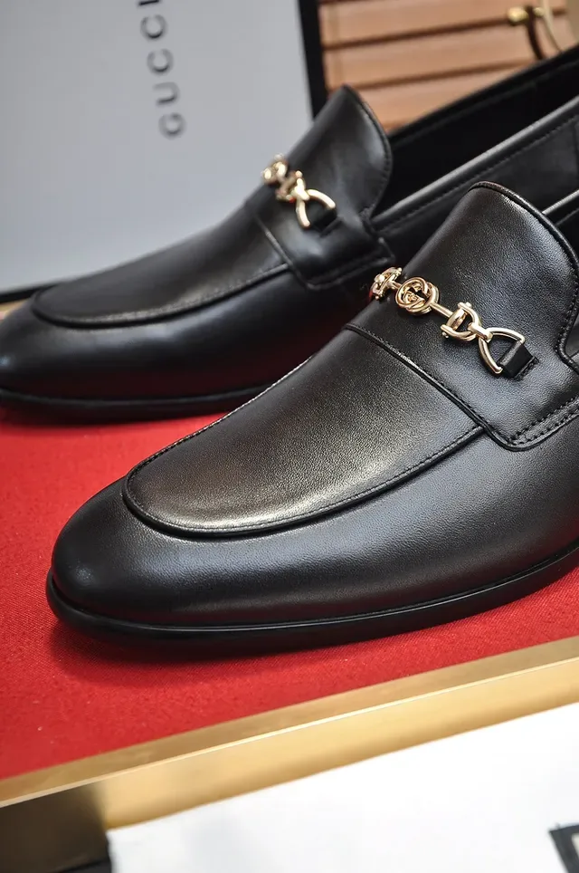 Gucci Horsebit 1955 Black Leather Horsebit Loafers 2