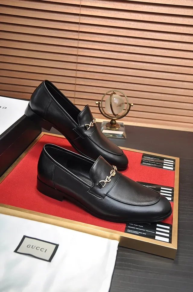 Gucci Horsebit 1955 Black Leather Horsebit Loafers 4
