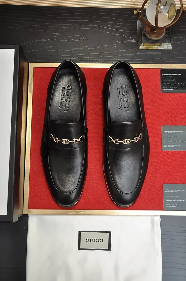 Gucci Horsebit 1955 Black Leather Horsebit Loafers 5