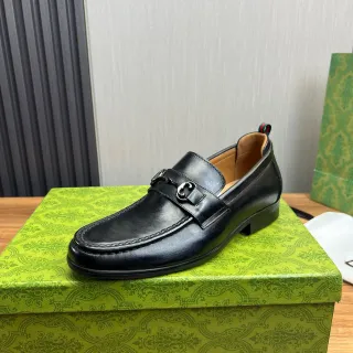 Gucci Horsebit 1955 কালো চামড়ার লোফার
