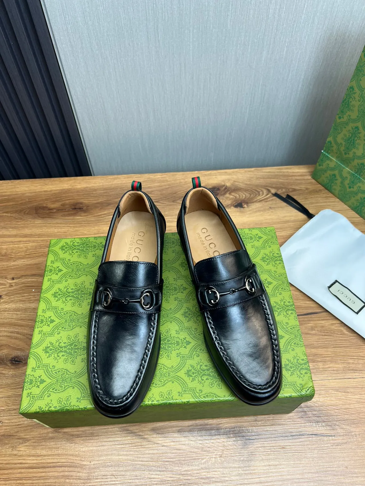 Gucci Horsebit 1955 Black Leather Loafer 2