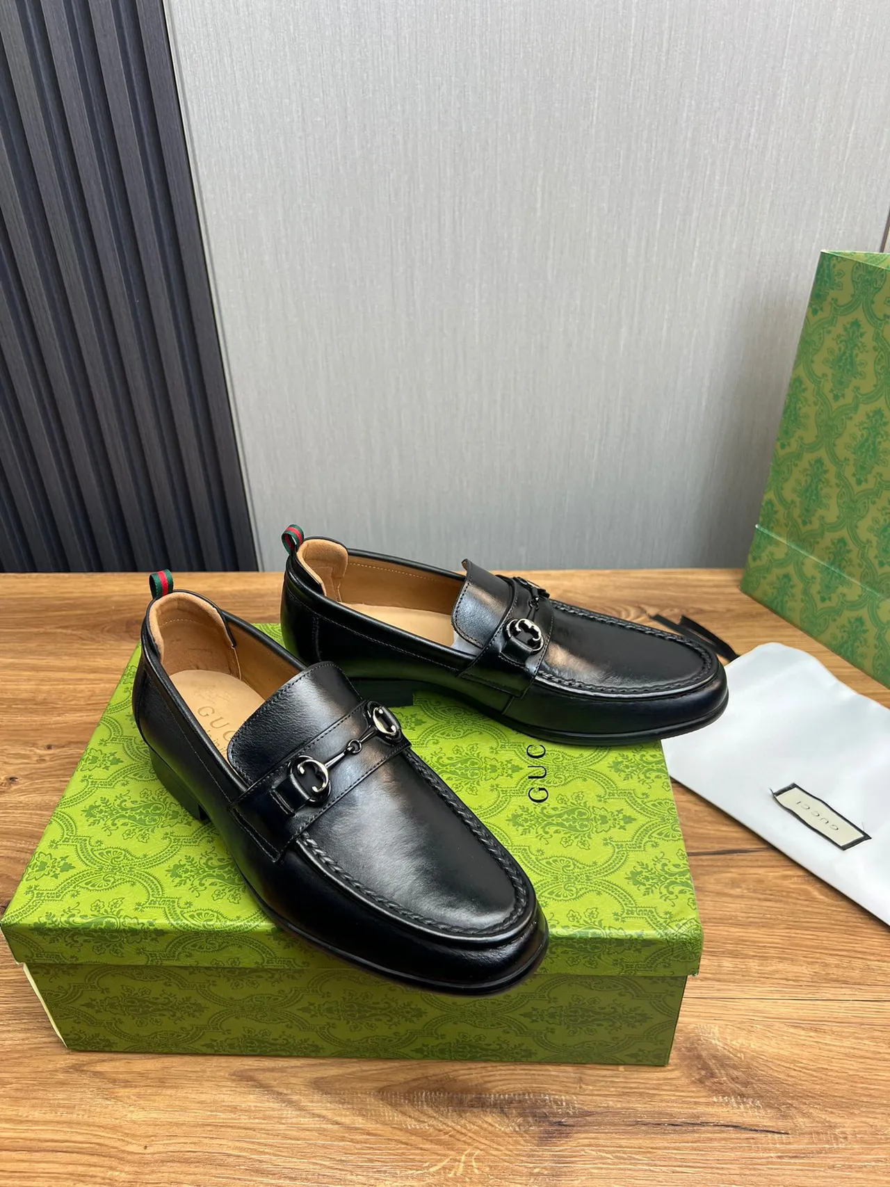 Gucci Horsebit 1955 Black Leather Loafer 3
