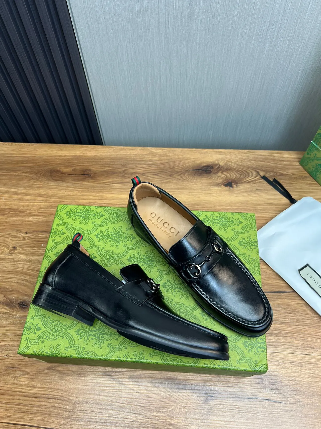 Gucci Horsebit 1955 Black Leather Loafer 5