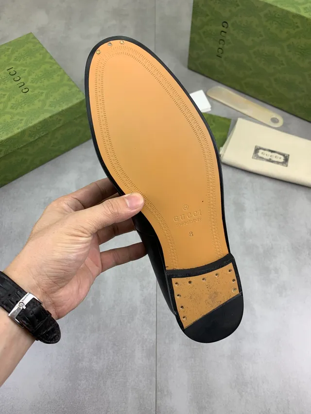 Gucci Horsebit 1955 Loafers en cuir noir 2