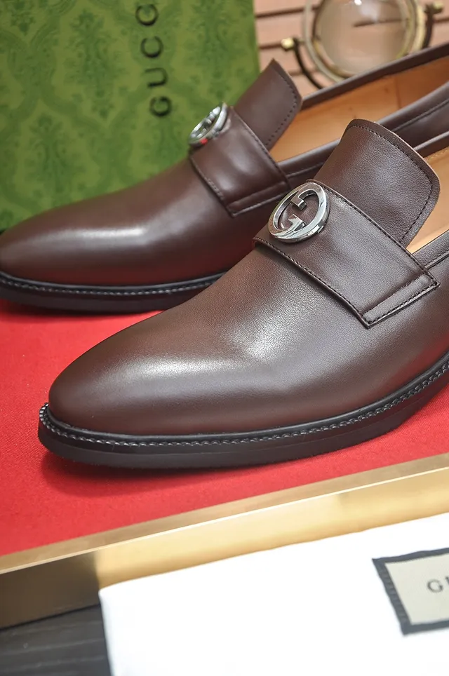Gucci Horsebit 1955 Brown Leather Horsebit Buckle Loafers 2