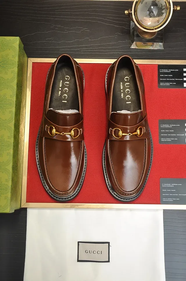 Gucci Horsebit 1955 Brown Leather Horsebit Loafers 2