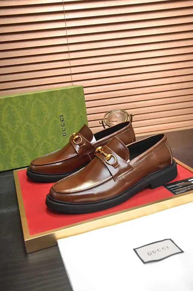 Gucci Horsebit 1955 Brown Leather Horsebit Loafers 5