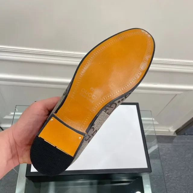 Gucci Horsebit 1955 GG Supreme Beige Loafers 3