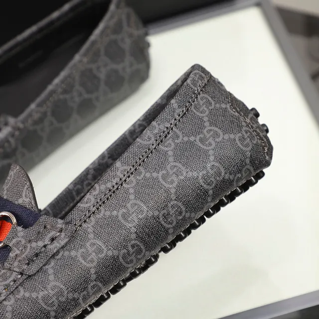 Gucci Horsebit 1955 Gray GG Monogram Loafers 2