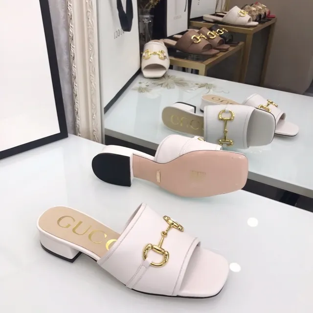 Gucci Horsebit 1955 Ivory Leather Horsebit Buckle Slippers 5