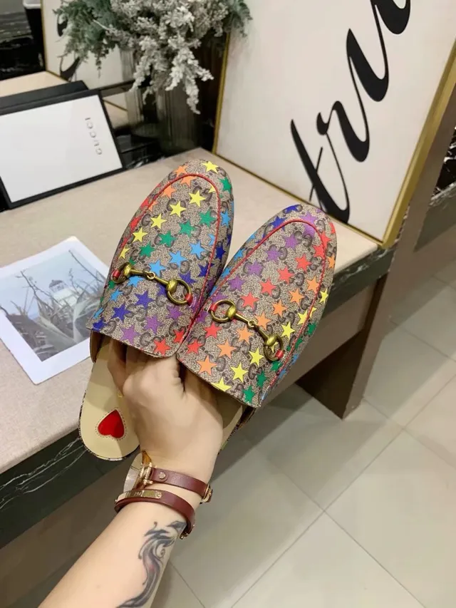 Gucci Horsebit 1955 loafers à impression d'étoiles 7