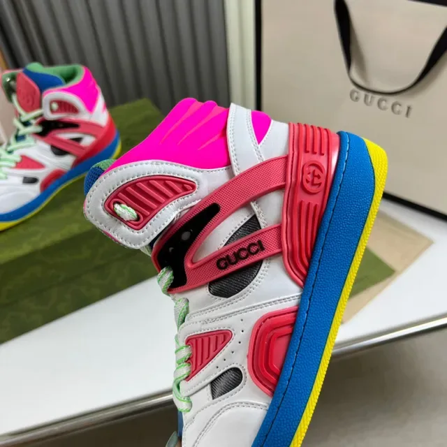 Gucci Multicolor High-Top Lifestyle Sneakers 3