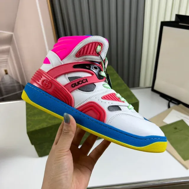 Gucci Multicolor High-Top Lifestyle Sneakers 4