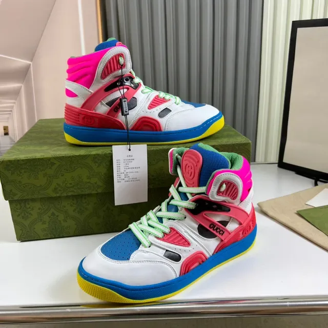 Gucci Multicolor High-Top Lifestyle Sneakers 7