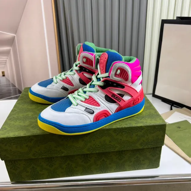 Gucci Multicolor High-Top Lifestyle Sneakers 8