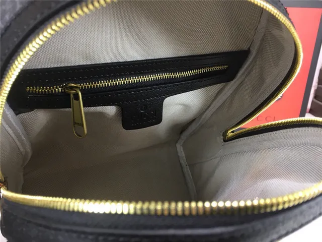 Gucci Ophidia Beige Red GG Monogram Canvas Web Stripe Center Mini Backpack 2