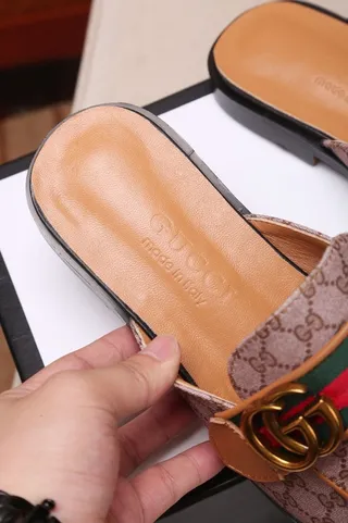 Gucci Princetown Mickey Mouse GG Monogram Web Strap Loafers 7