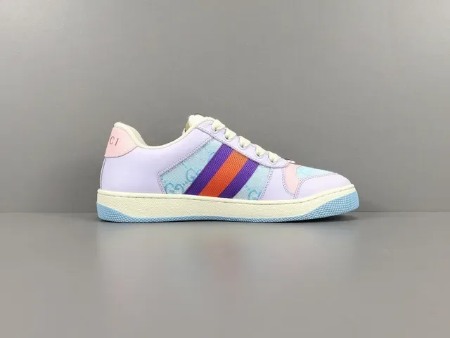 Gucci Purple Multicolor Low-Top Multi-Panel Lifestyle Sneakers 18