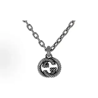 Gucci Rope GG Interlocking G Pendant Necklace