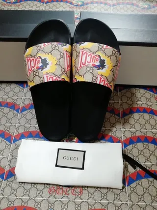 Gucci Screener Dionysus Tiger Print Slippers 3